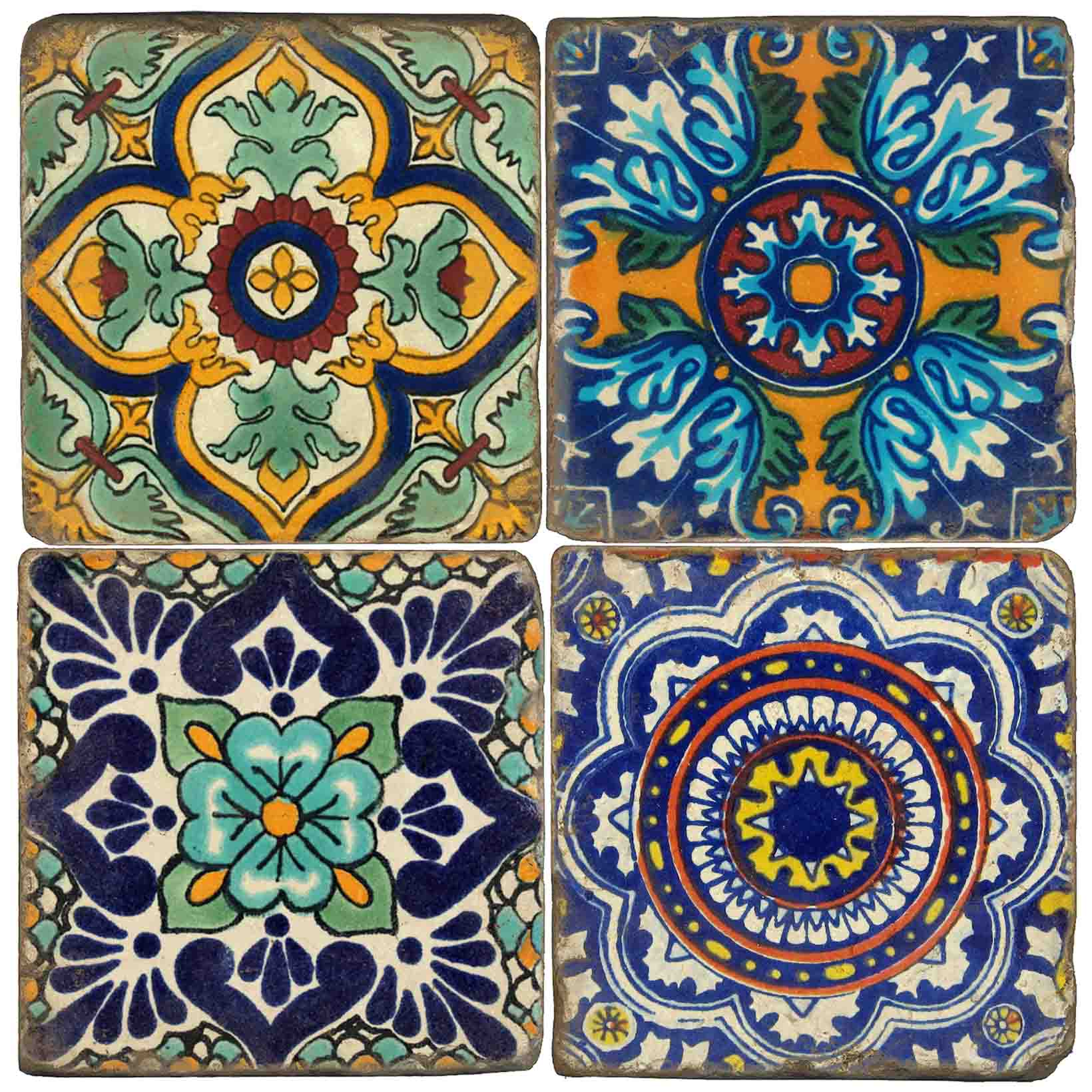 Talavera Italian Marble Coasters