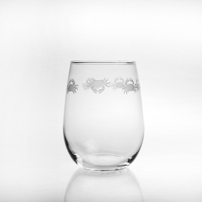 Cast of Crabs Stemless Wine Glasses (set of 4)