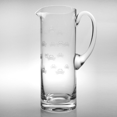 Cast of Crabs Glass Pitcher