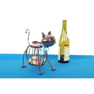 Metal Cat Wine Cork Holder