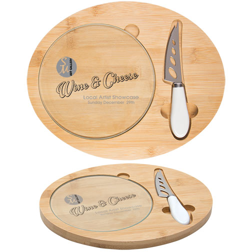 Cheese Board Set with Company Logo (set of 25)