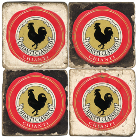 Chianti Italian Marble Coasters (set of 4)