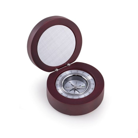 Compass / rose wood case