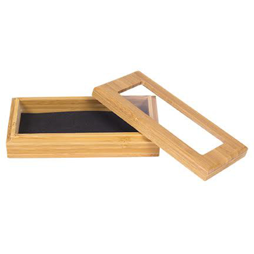 Waiter's Corkscrew Bamboo Gift Box with Window Lid, Personalized