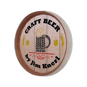 Personalized Beer Stein Barrel Sign