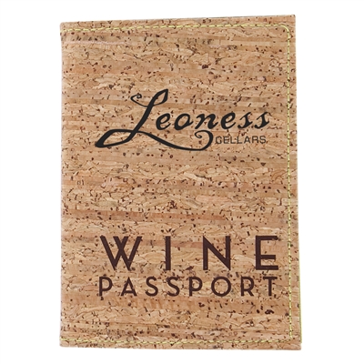 Custom Wine Passport W/ Cork Cover (set of 70)