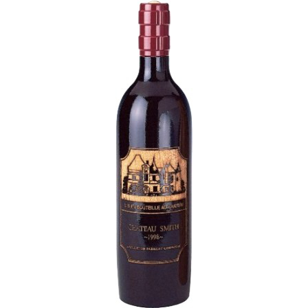 Personalized Wood Bottle Peppermill, Bordeaux Dark Finish