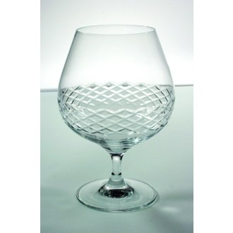 Diamond Cut Brandy Glasses (set of 4)