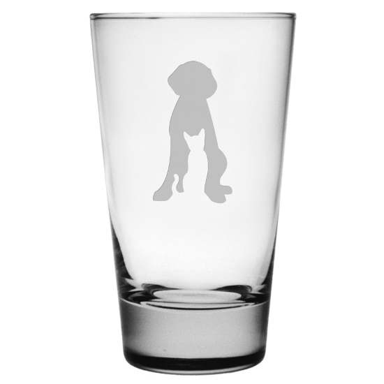 Dog and Cat Cooler Glasses (set of 4)