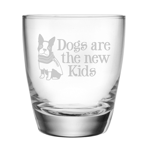 Dogs Are The New Kids DOF Glasses (set of 4)