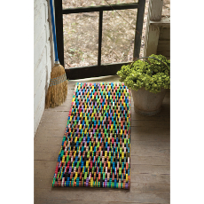 Recycled Flip Flop Large Rectangle Mat