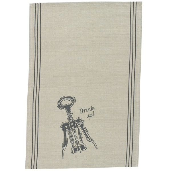 Drink It Up Printed Dishtowel