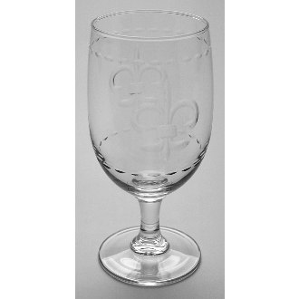 Fleur De Lis Iced Tea Glasses