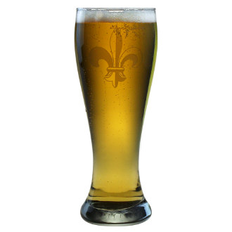Fleur De Lis Weizenbier Pilsner Glass Set