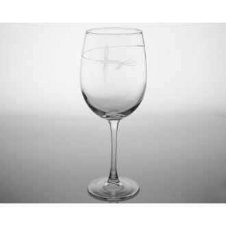 Fly Fishing AP Large Wine Glasses (set of 4)