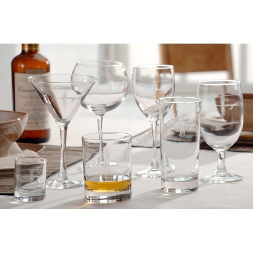 Fly Fishing Glassware