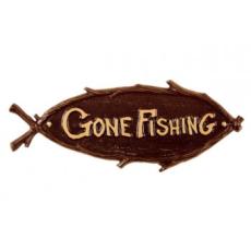 Gone Fishing Plaque