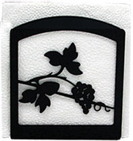 Grapevine Wrought Iron Napkin Holder