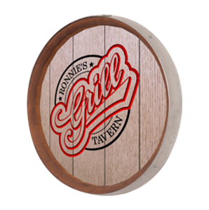 Personalized Grill Barrel Sign