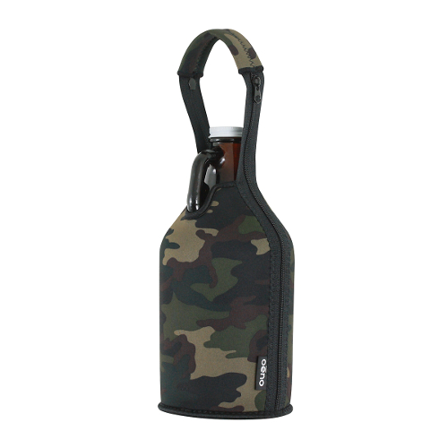 Neoprene Beer Growler Carrier - Camouflage