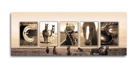 Equestrian Horse Letter Wall Art