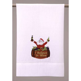 I Believe in Wine Towel