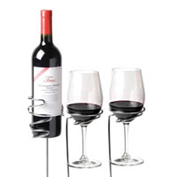 Picnic Wine Stakes Set for Bottle and Stemware