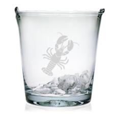 Lobster Etched Ice Bucket