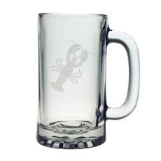 Lobster Etched Sports Beer Mug Set