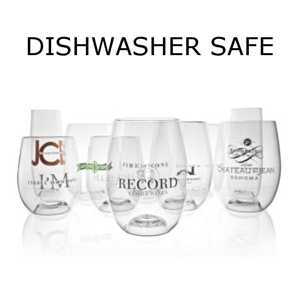 GoVino Dishwasher Safe Cocktail Glasses with Personalized Logo (Set of 288)