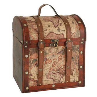 Chateau 6 Bottle Old World Wine Box