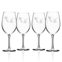 Mermaid All Purpose Wine Glasses (set of 4)