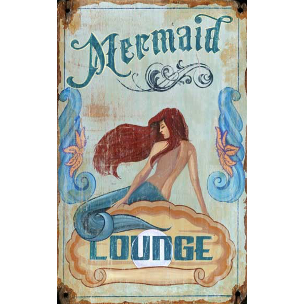 Personalized Mermaid Lounge Sign