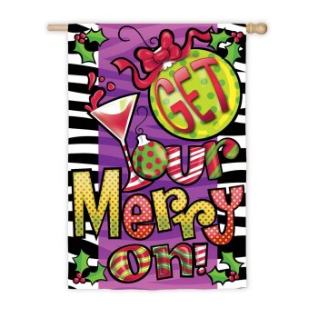 Get Your Merry On! Flag