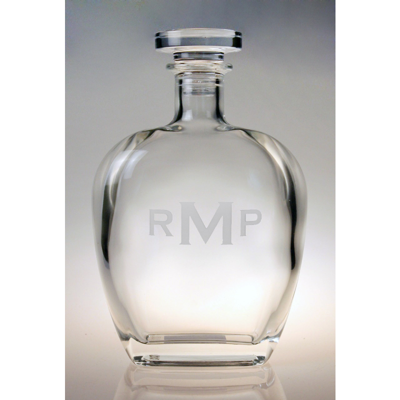 Monogrammed Whiskey Decanter