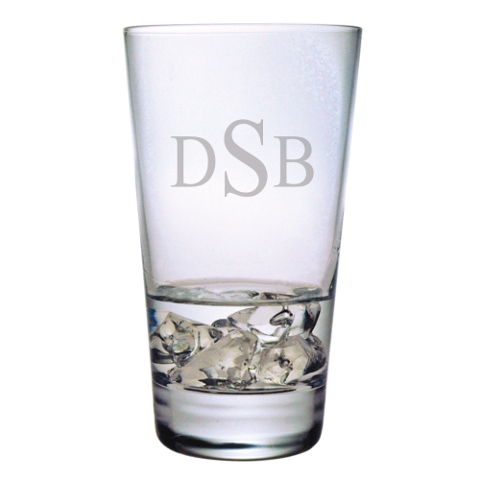 Monogrammed Highball Cocktail Glasses (set of 4)