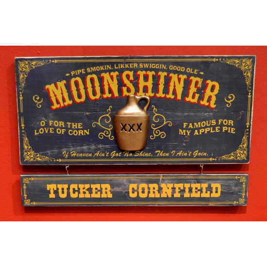 Personalized Moonshiner Sign