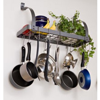 Rack It Up Bookshelf Pot Rack