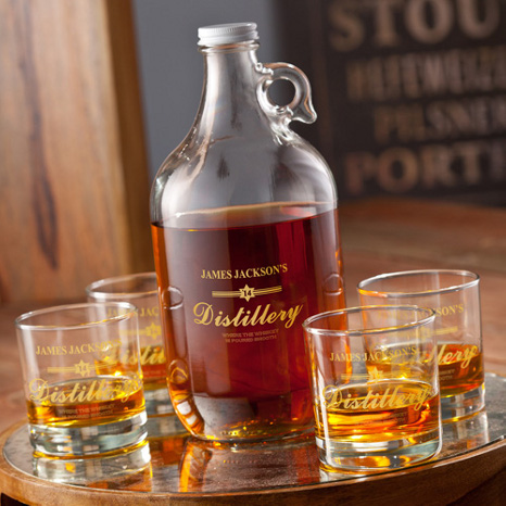 Personalized Distillery Growler Set