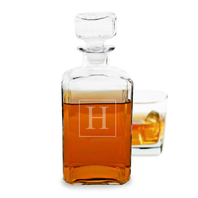 Personalized 34 oz. Glass Decanter