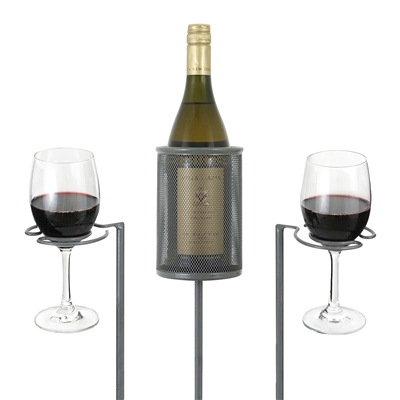 Picnic Wine Stake Set