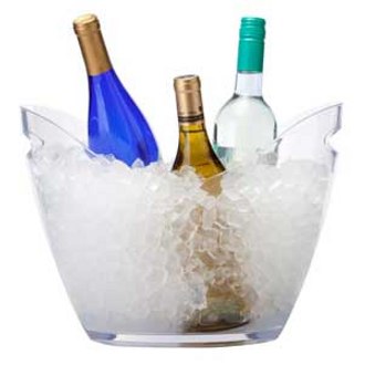 Plastic Party Bucket for 4 Bottles