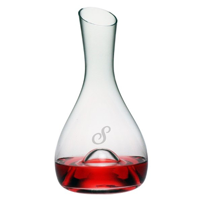 Personalized Scripted Initial Punted Carafe
