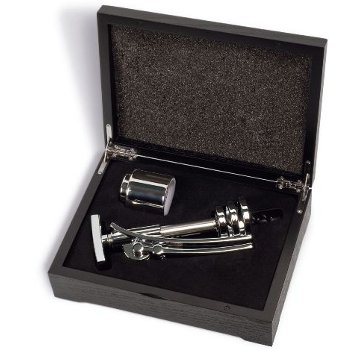 Ratchet Corkscrew with Stainless Steel Wine Stopper