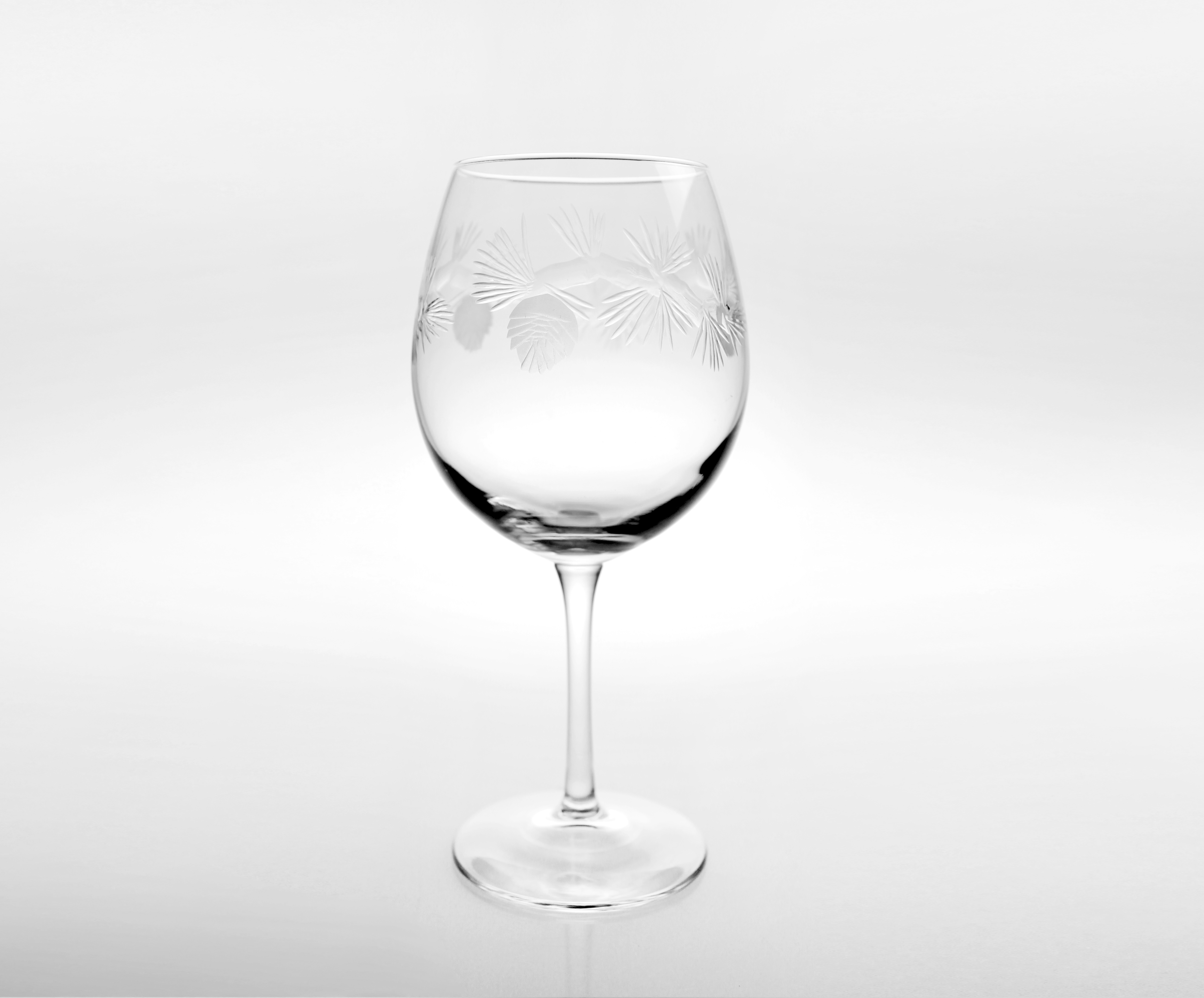 Rolf Glass Icy Pine Balloon Wine Glasses (set of 4)