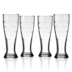 School of Fish Pilsner Glasses (set of 4)