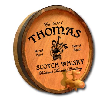 Scotch Whiskey Quarter Barrel Sign