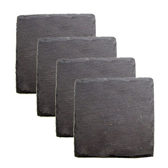 Slate Coasters Set