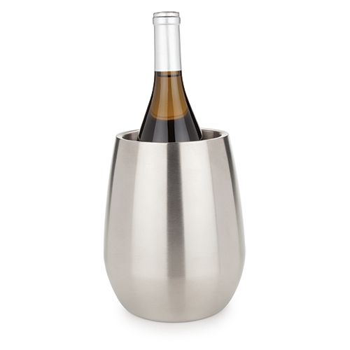 Sleek Stainless Steel Wine Bottle Chiller
