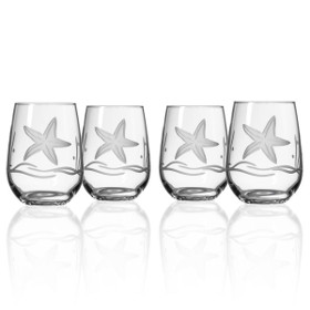 Starfish Red Wine Tumblers (set of 4)